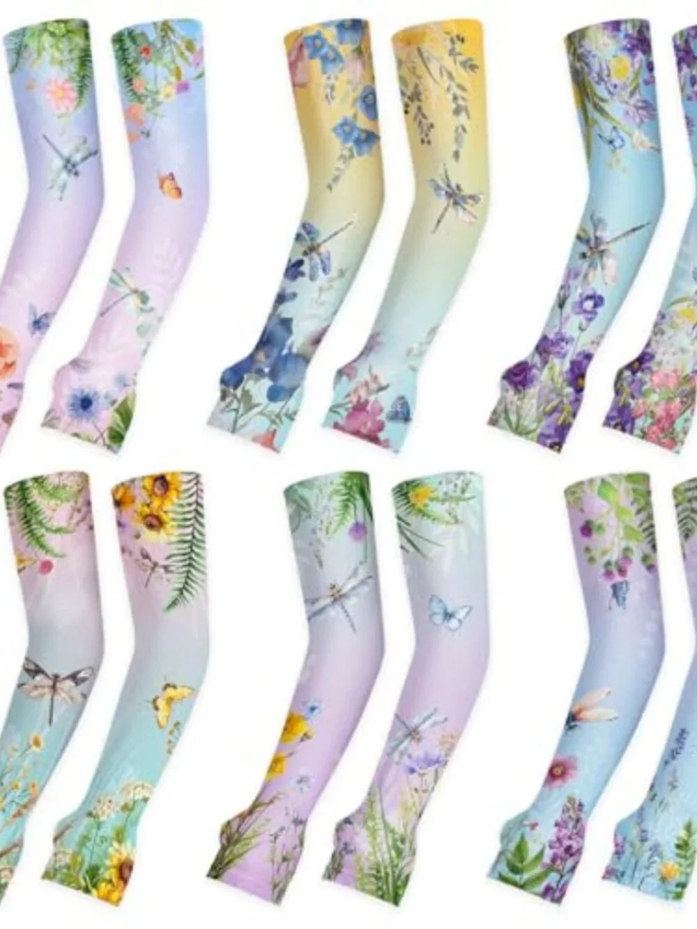 UPF 50+ Garden Arm Sleeves with Thumb Hole, Lightweight Breathable